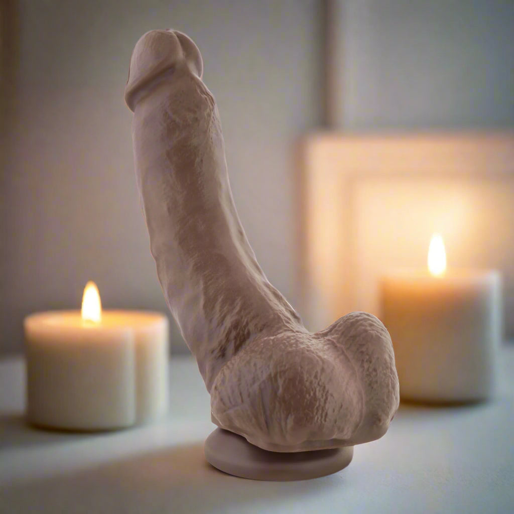 Mr. Mayor 9" Dildo With Suction Cup -  Chocolate