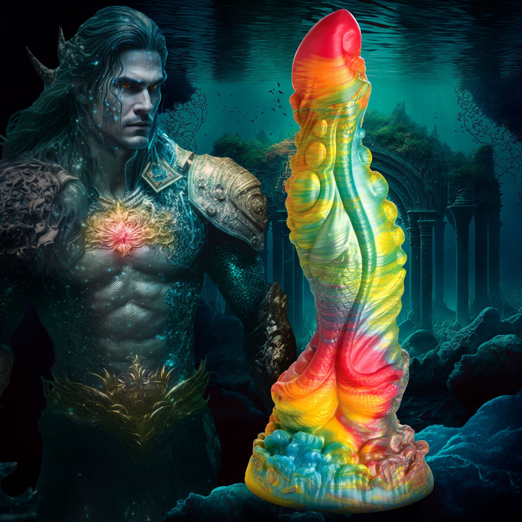 Majestic Merman Silicone Dildo-10.2 inches