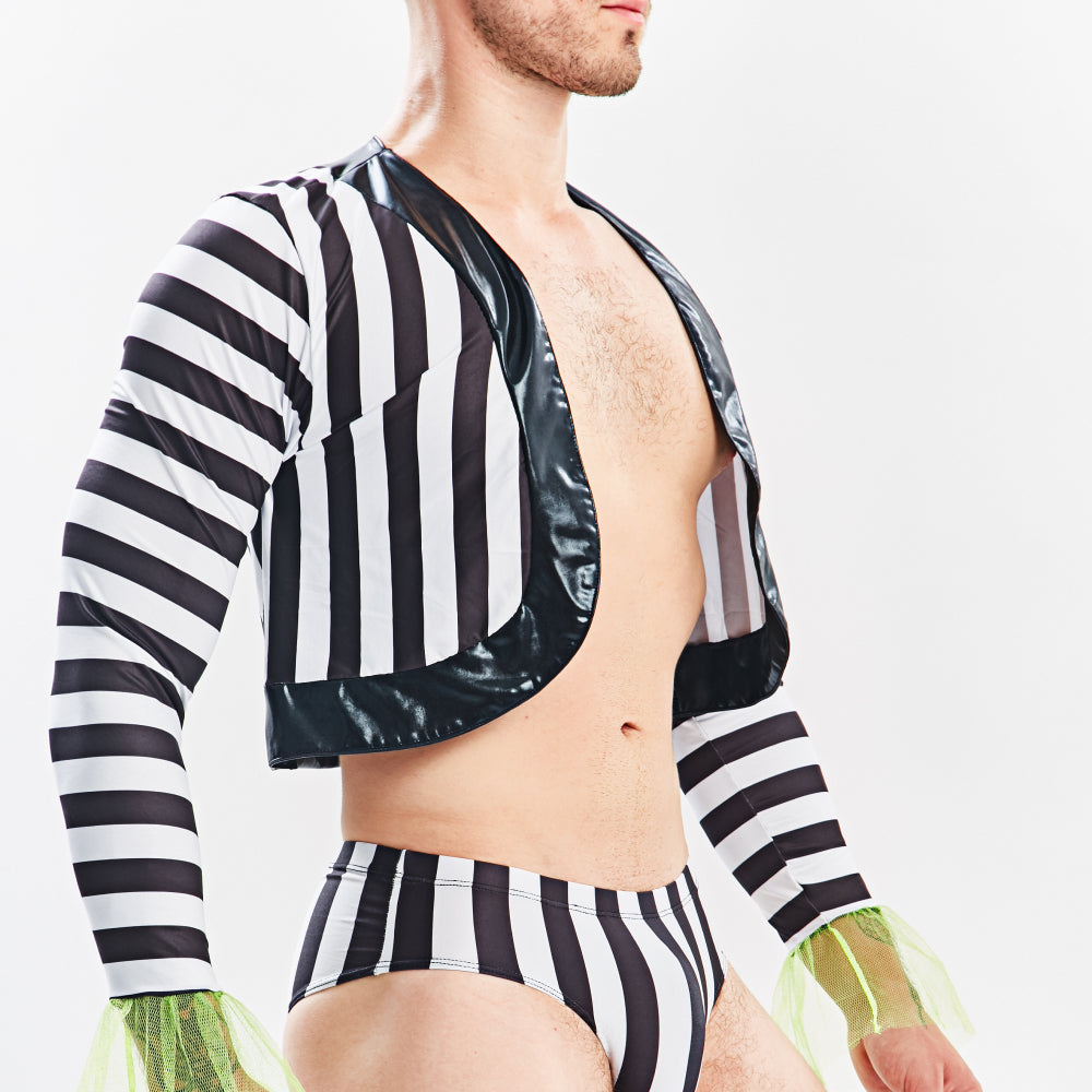 Miami Jock Beetlejuice Men's Sexy Halloween Costume and Suite MJT009