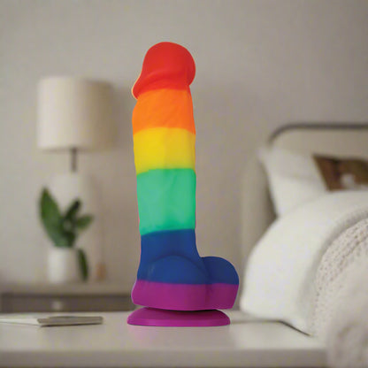 Colours Pride - 5" Dildo - Rainbow